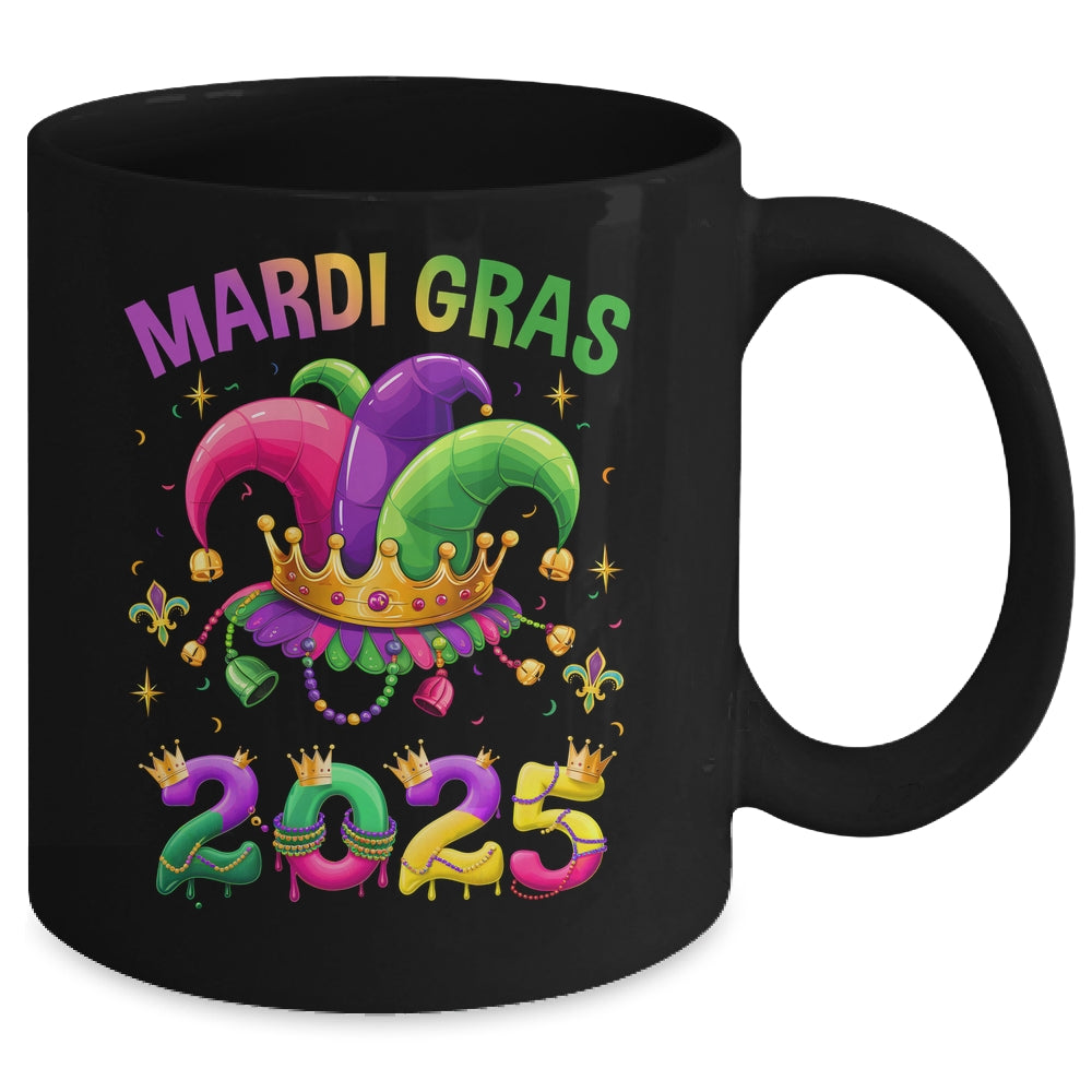 Mardi Gras 2025 Jester Outfit Kids Girls Boys Men Women Mug | teecentury