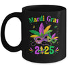 Mardi Gras 2025 Mask Costume Beads Carnival Party Outfit Mug | teecentury