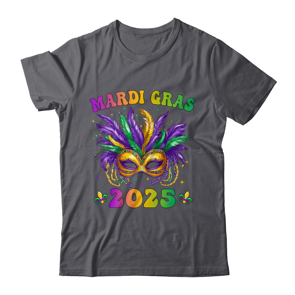 Mardi Gras 2025 Mask Feathers Mardi Gras Family Costume Cute Shirt & Tank Top | teecentury