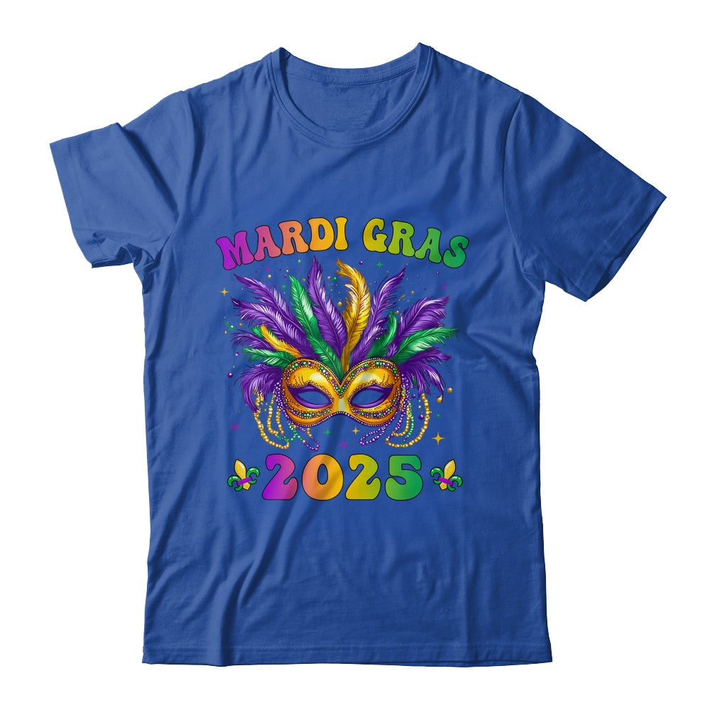 Mardi Gras 2025 Mask Feathers Mardi Gras Family Costume Cute Shirt & Tank Top | teecentury