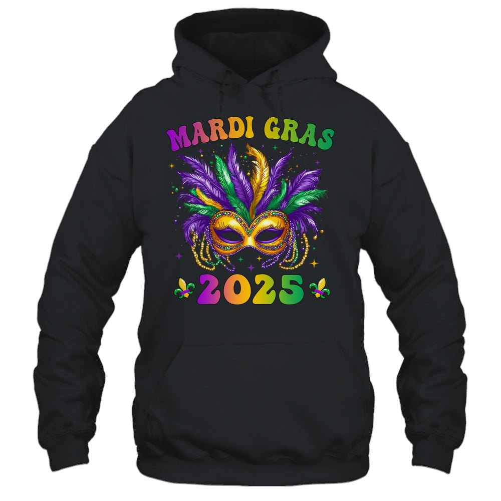 Mardi Gras 2025 Mask Feathers Mardi Gras Family Costume Cute Shirt & Tank Top | teecentury