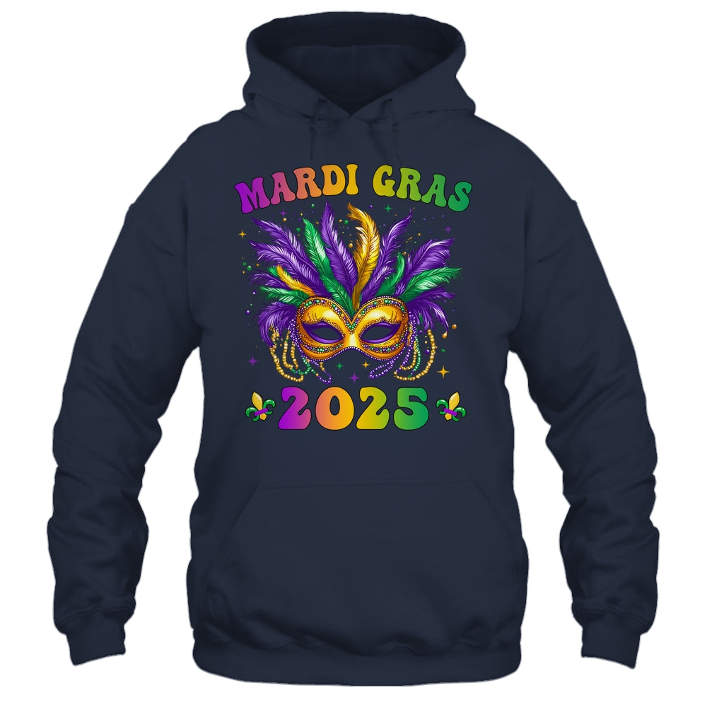 Mardi Gras 2025 Mask Feathers Mardi Gras Family Costume Cute Shirt & Tank Top | teecentury