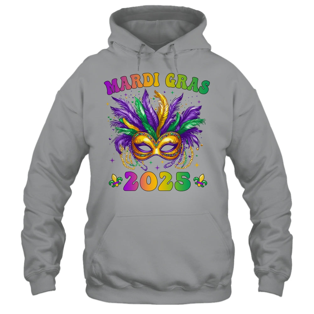 Mardi Gras 2025 Mask Feathers Mardi Gras Family Costume Cute Shirt & Tank Top | teecentury