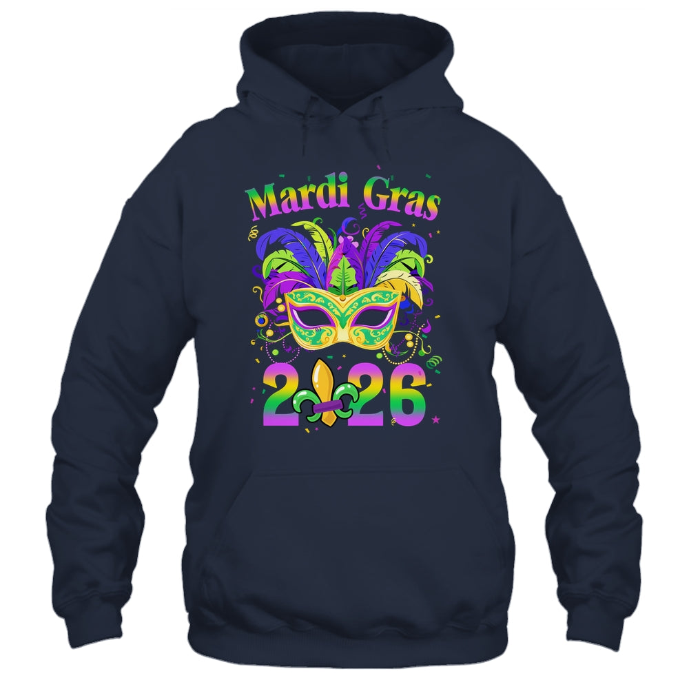 Mardi Gras 2026 Costume With Mask Outfit Carnival Shirt & Tank Top | teecentury