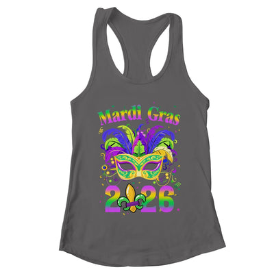 Mardi Gras 2026 Costume With Mask Outfit Carnival Shirt & Tank Top | teecentury