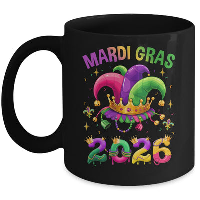 Mardi Gras 2026 Jester Outfit Girls Boys Men Women Mug | teecentury