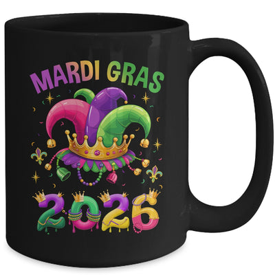 Mardi Gras 2026 Jester Outfit Girls Boys Men Women Mug | teecentury