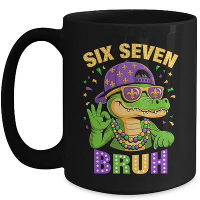 Mardi Gras 6 7 Meme Bruh Mardigator Alligator Six Seven Boy Mug | teecentury