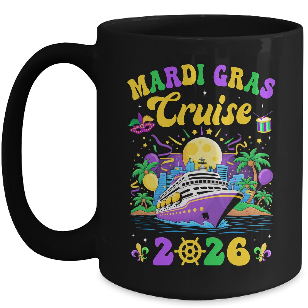 Mardi Gras Carnival Cruise 2026 Family Cruising Matching Mug | teecentury