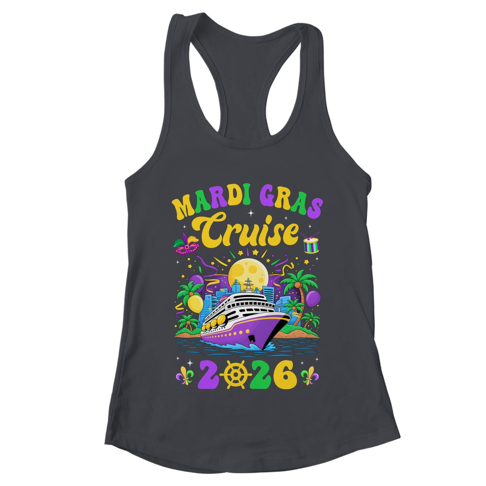 Mardi Gras Carnival Cruise 2026 Family Cruising Matching Shirt & Tank Top | teecentury