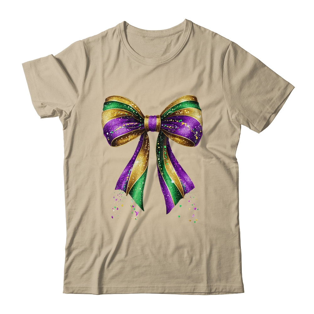 Mardi Gras Coquette Bow Louisiana New Orleans Carnival Shirt & Tank Top | teecentury