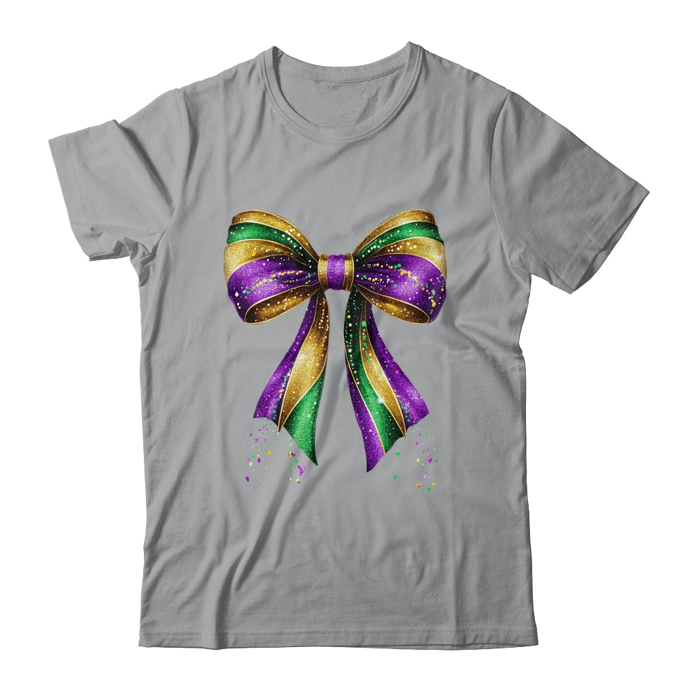 Mardi Gras Coquette Bow Louisiana New Orleans Carnival Shirt & Tank Top | teecentury