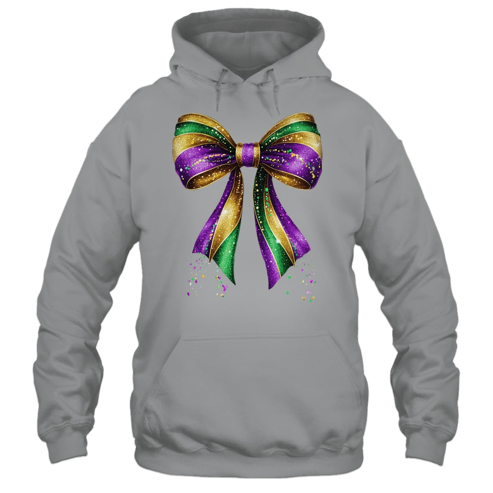 Mardi Gras Coquette Bow Louisiana New Orleans Carnival Shirt & Tank Top | teecentury