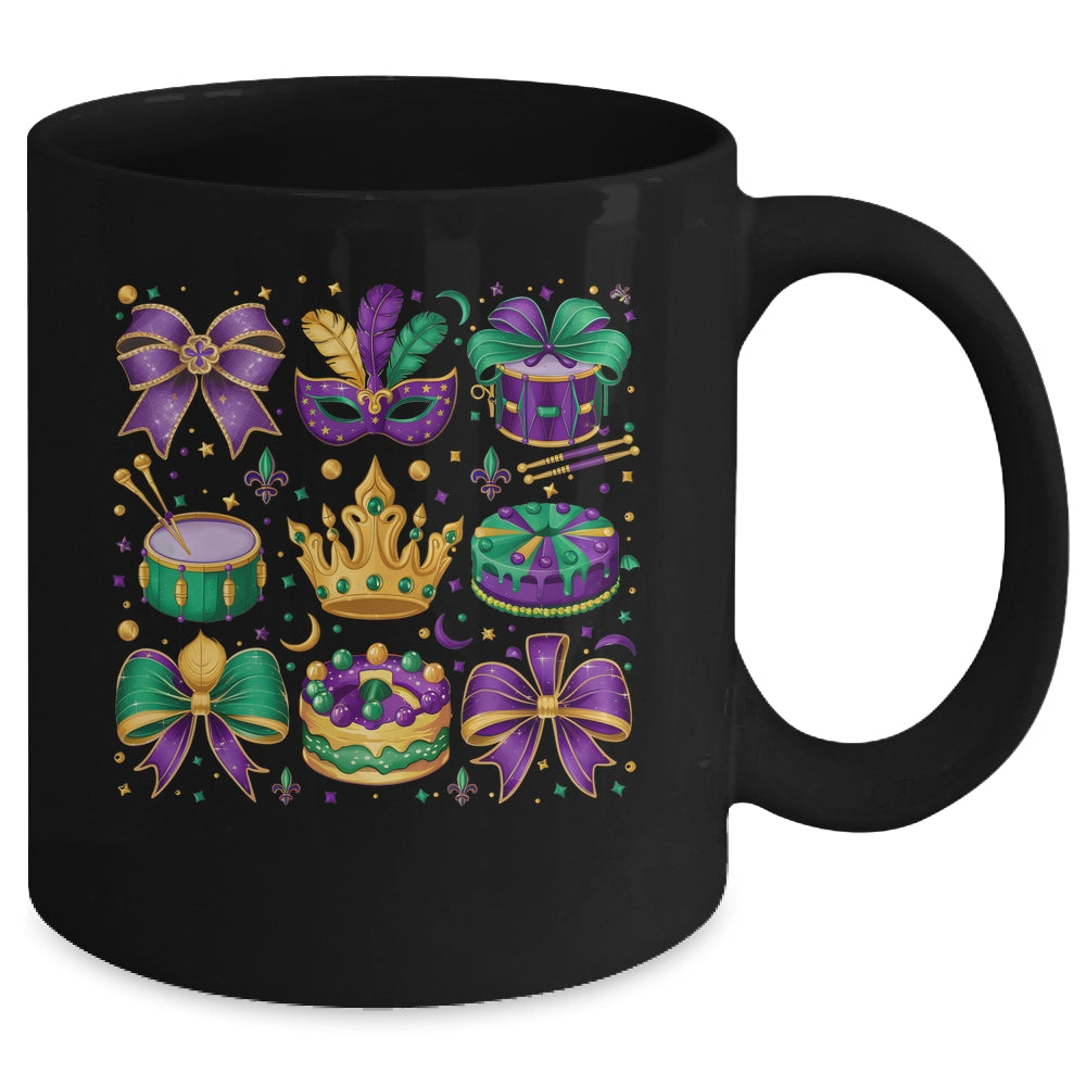 Mardi Gras Coquette Mardi Beads Louisiana Festival Design Mug | teecentury