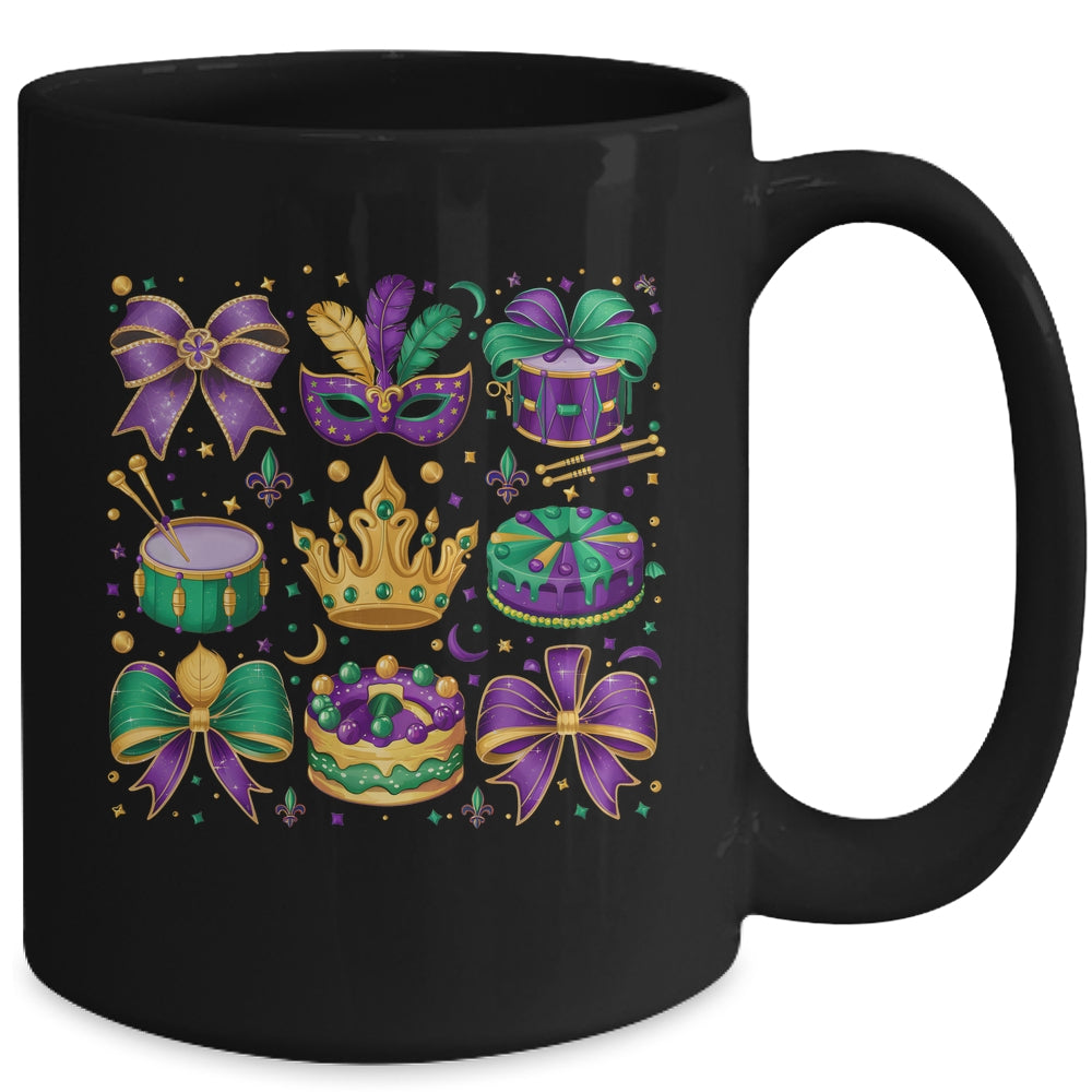Mardi Gras Coquette Mardi Beads Louisiana Festival Design Mug | teecentury