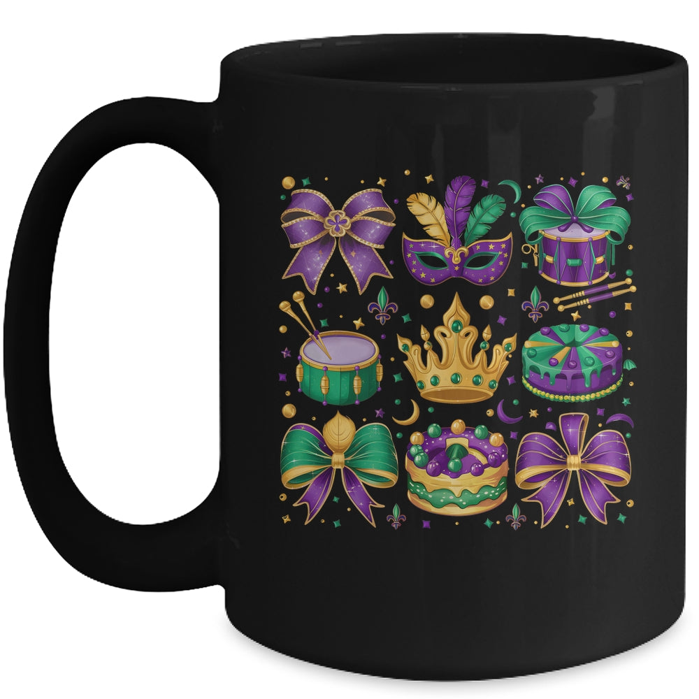 Mardi Gras Coquette Mardi Beads Louisiana Festival Design Mug | teecentury