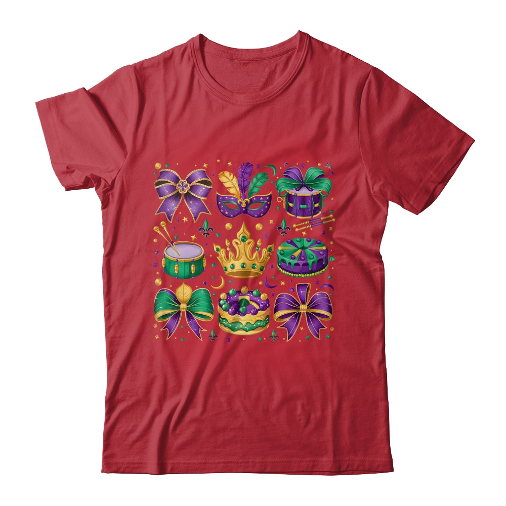 Mardi Gras Coquette Mardi Beads Louisiana Festival Design Shirt & Sweatshirt | teecentury