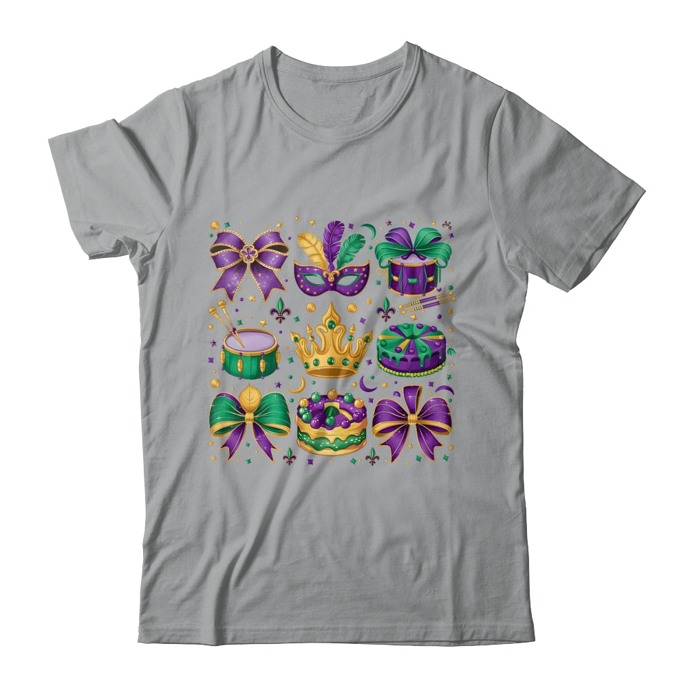 Mardi Gras Coquette Mardi Beads Louisiana Festival Design Shirt & Sweatshirt | teecentury