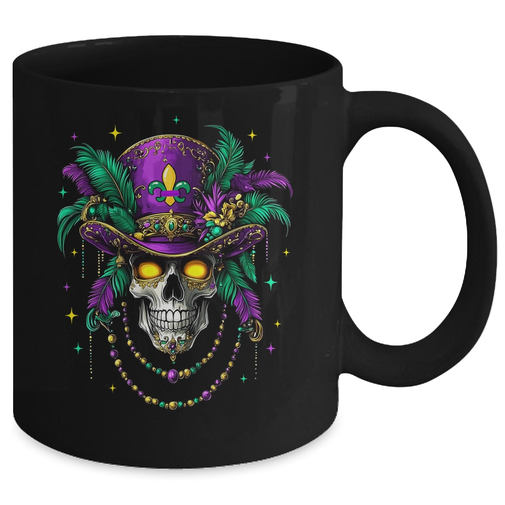 Mardi Gras Costume Sugar Skull Carnival New Orleans Trip Mug | teecentury