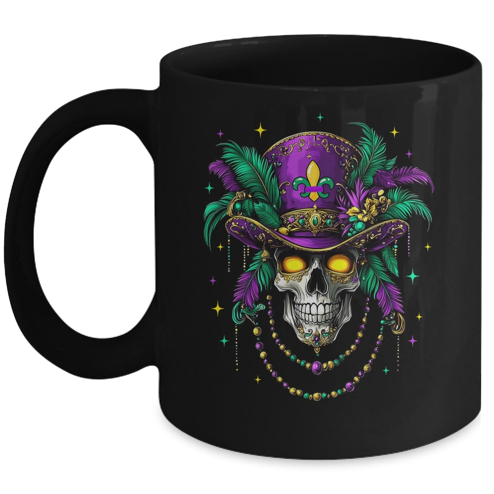 Mardi Gras Costume Sugar Skull Carnival New Orleans Trip Mug | teecentury