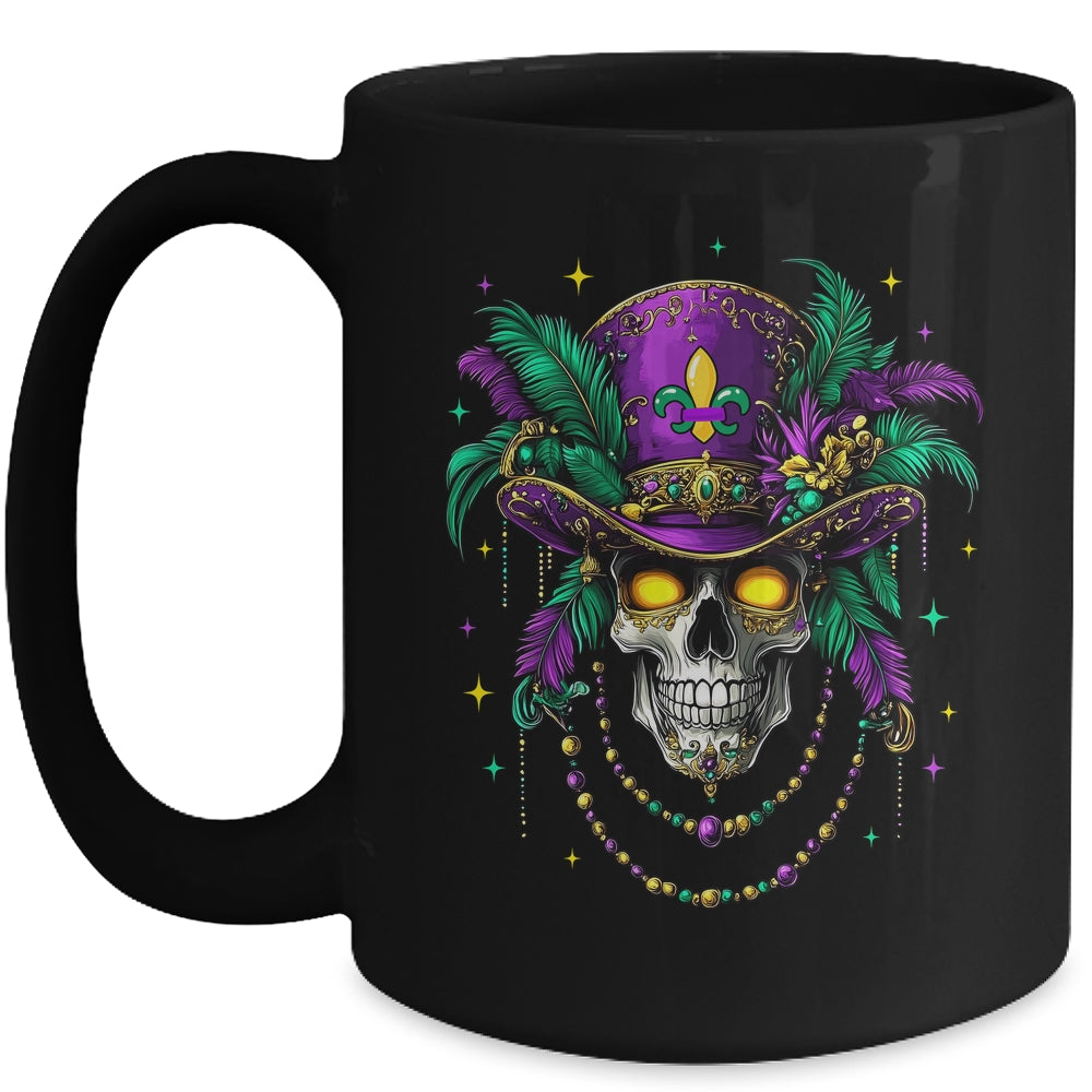 Mardi Gras Costume Sugar Skull Carnival New Orleans Trip Mug | teecentury