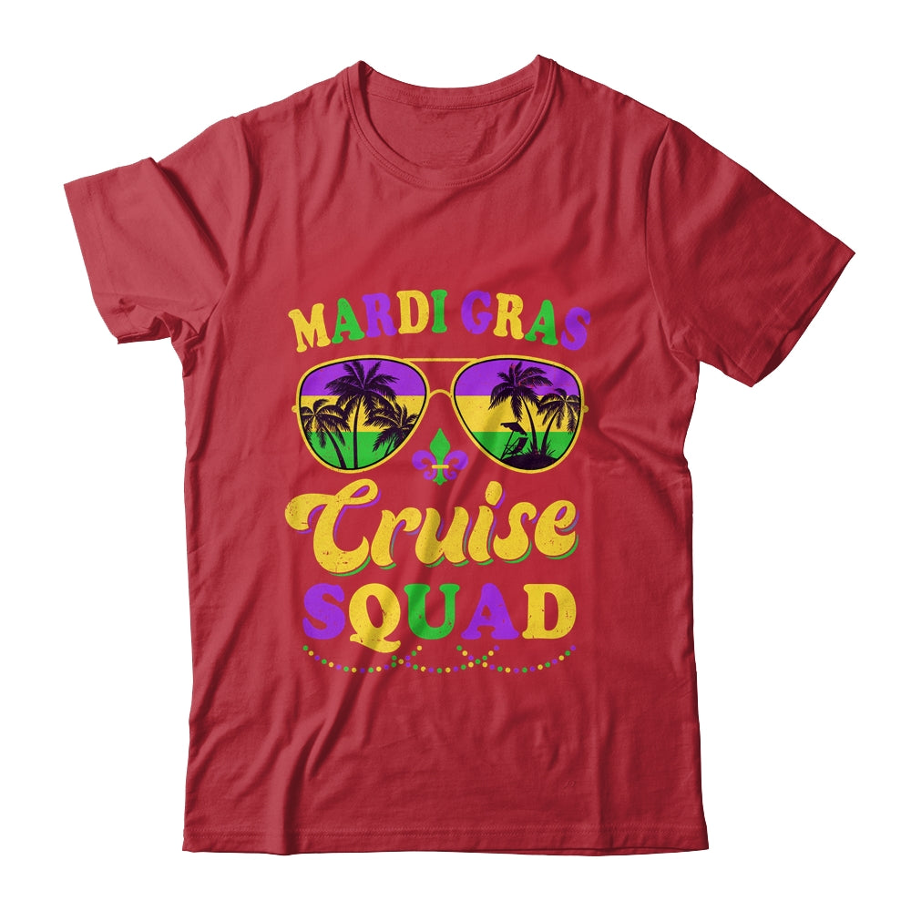 Mardi Gras Cruise Squad 2024 Matching Group Family Vacation Shirt & Tank Top | teecentury