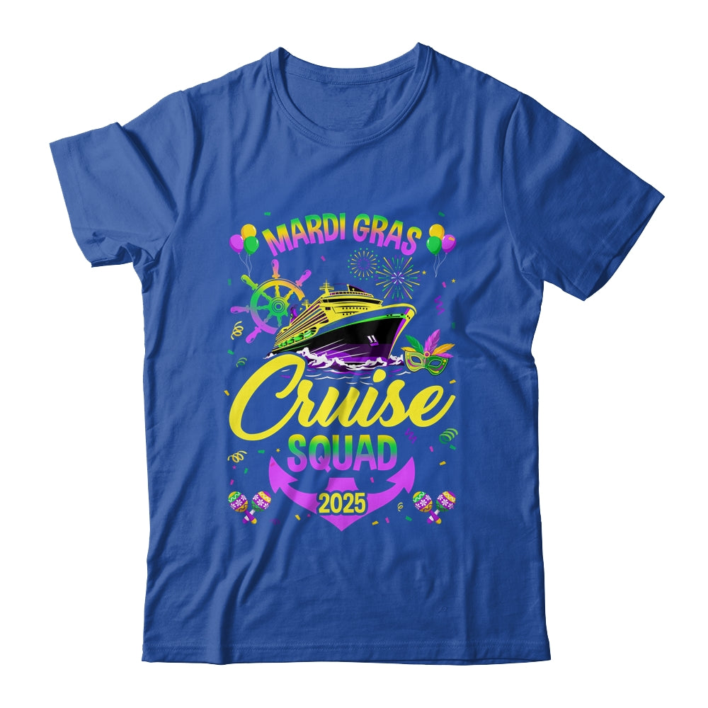 Mardi Gras Cruise Squad 2025 Family Matching Group Vacation Shirt & Tank Top | teecentury