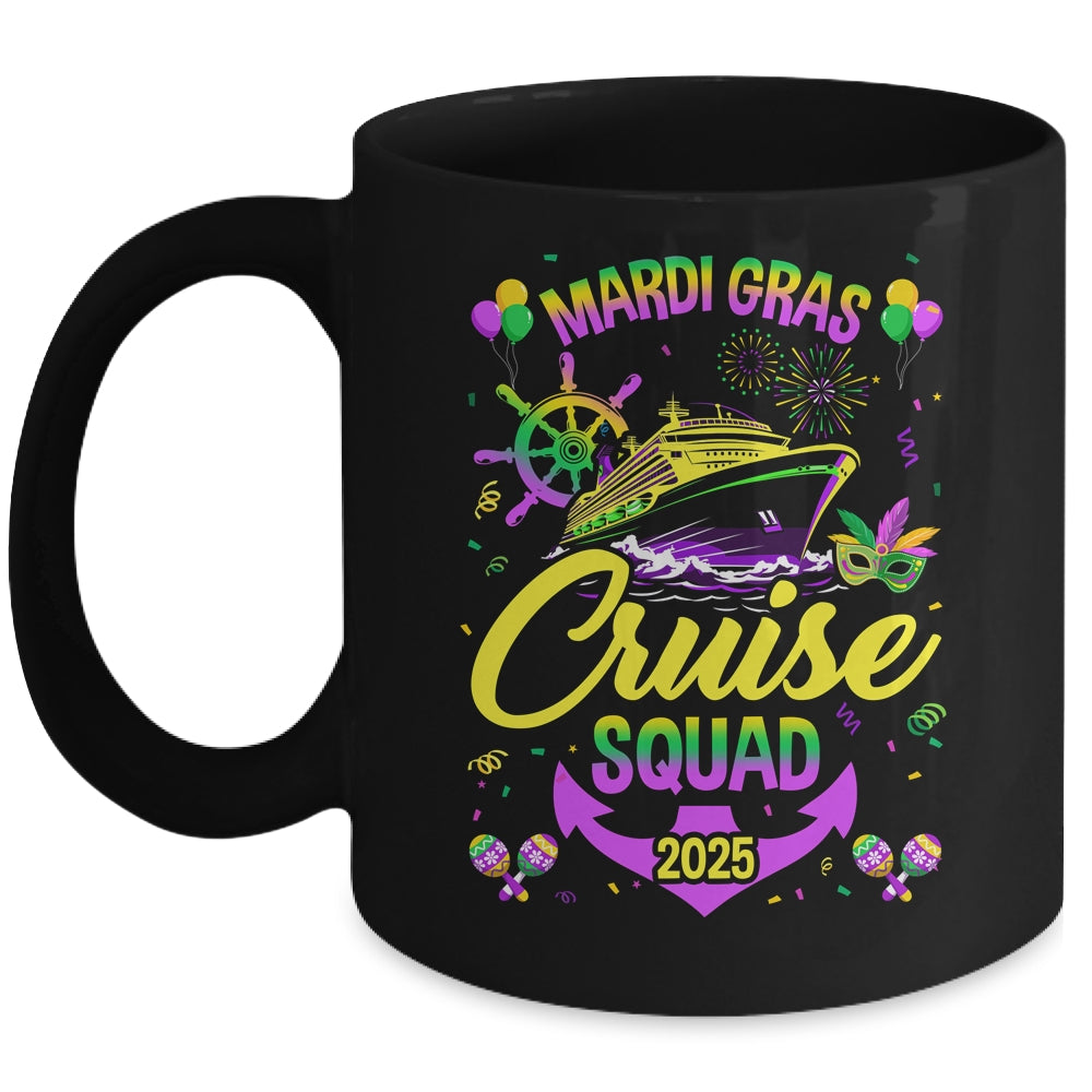 Mardi Gras Cruise Squad 2025 Family Matching Group Vacation Mug | teecentury