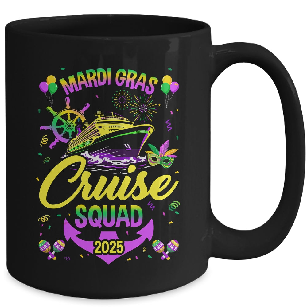 Mardi Gras Cruise Squad 2025 Family Matching Group Vacation Mug | teecentury