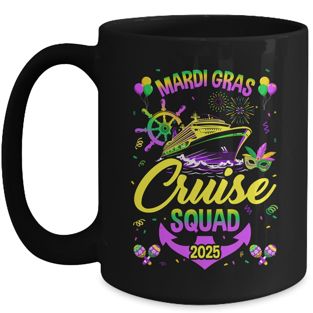 Mardi Gras Cruise Squad 2025 Family Matching Group Vacation Mug | teecentury