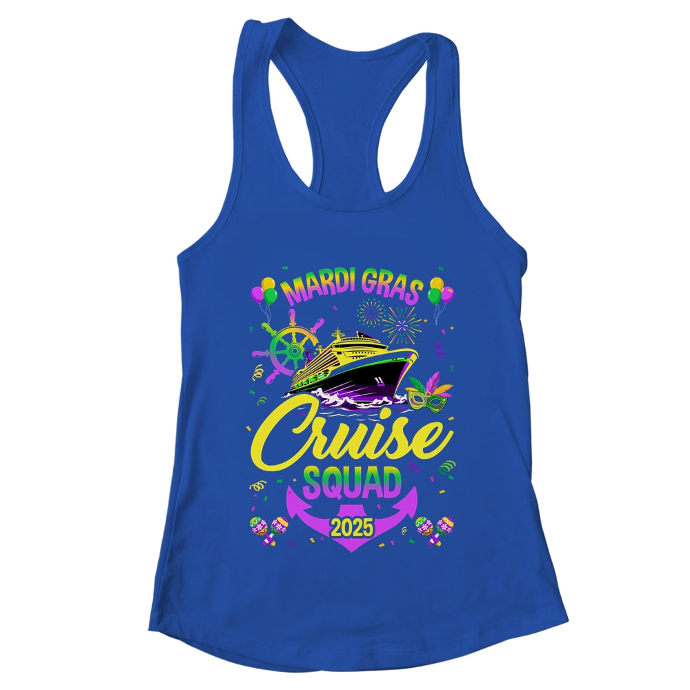 Mardi Gras Cruise Squad 2025 Family Matching Group Vacation Shirt & Tank Top | teecentury