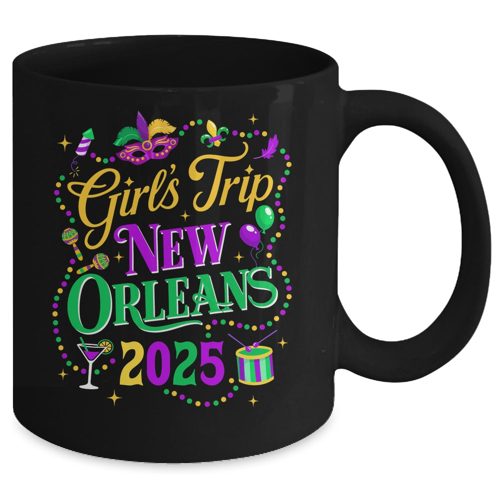 Mardi Gras Girls Trip 2025 Design New Orleans Matching Group Mug | teecentury
