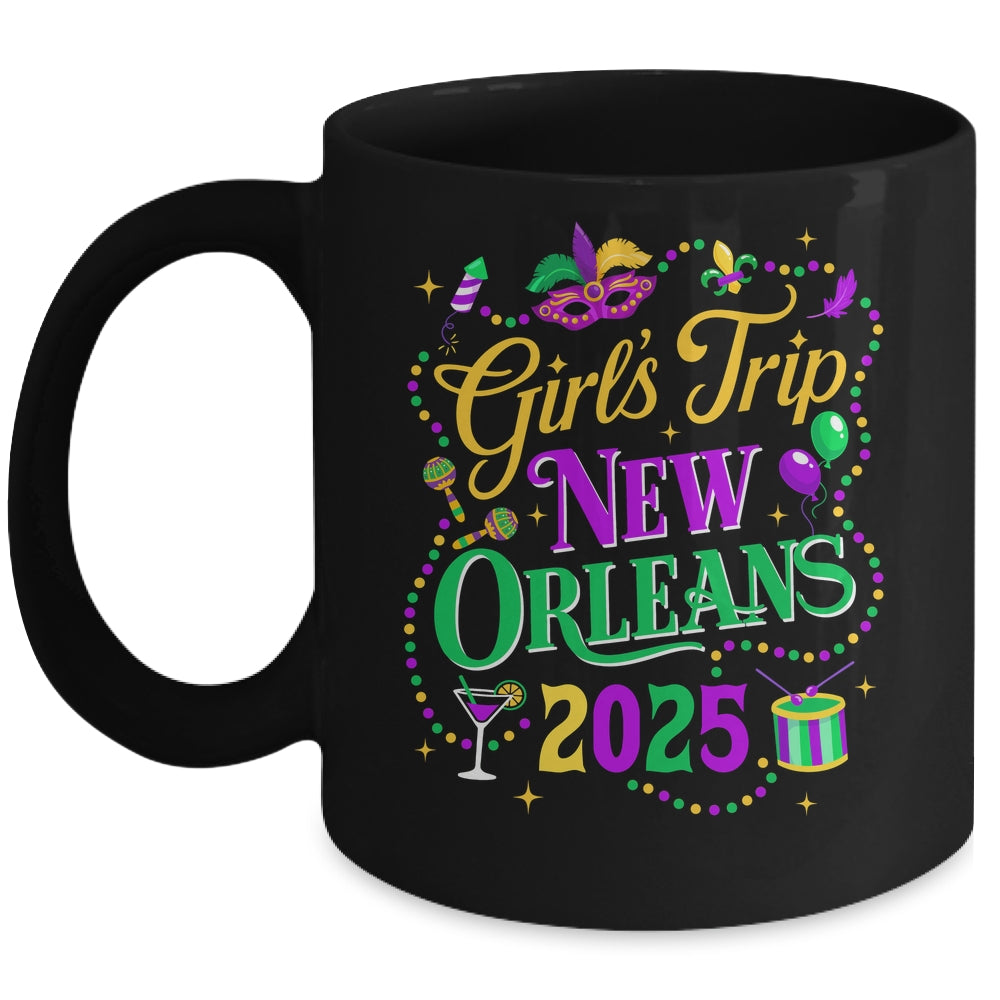 Mardi Gras Girls Trip 2025 Design New Orleans Matching Group Mug | teecentury