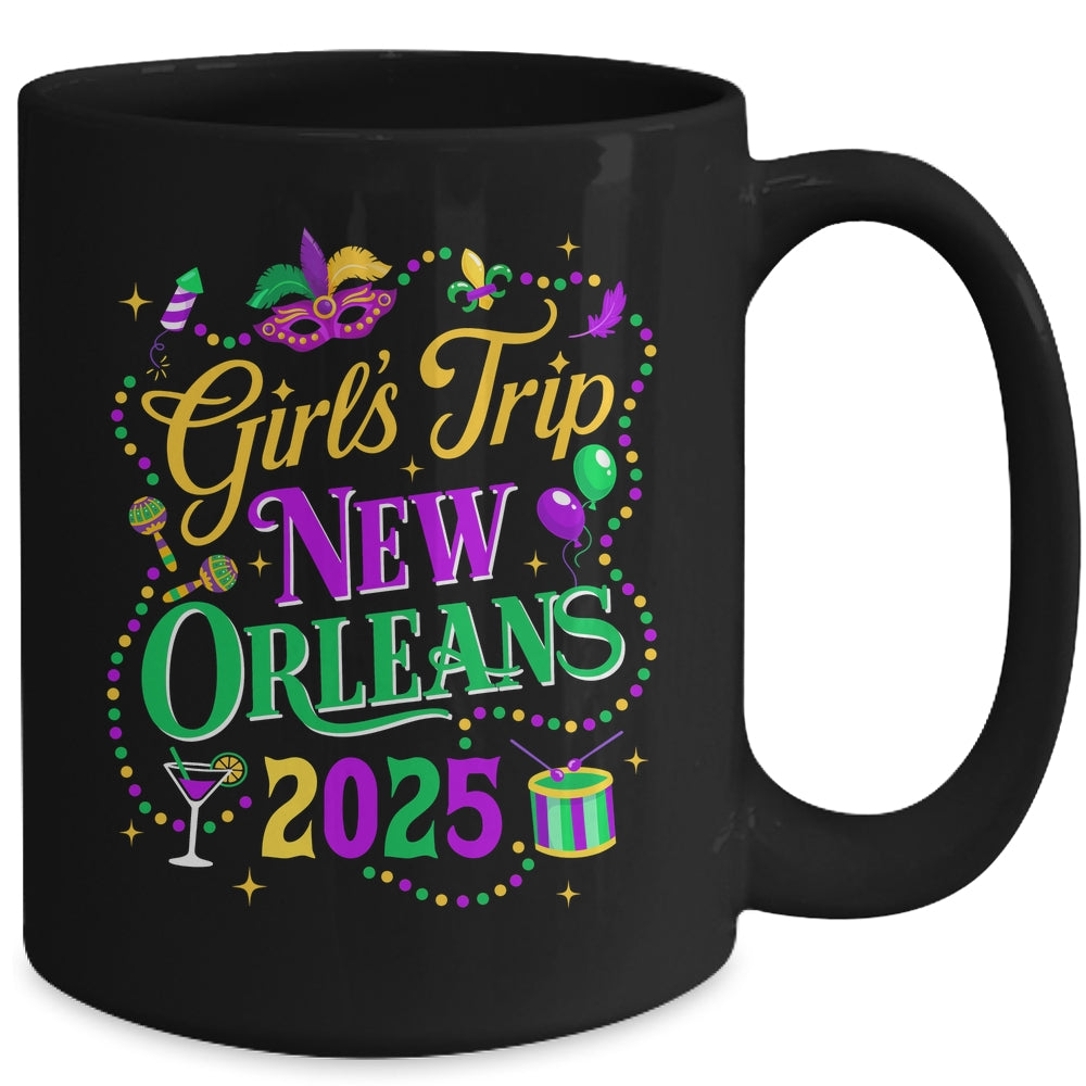 Mardi Gras Girls Trip 2025 Design New Orleans Matching Group Mug | teecentury