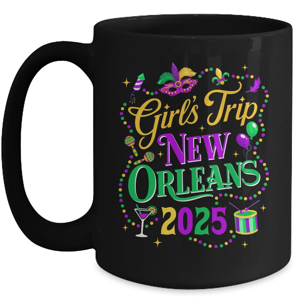 Mardi Gras Girls Trip 2025 Design New Orleans Matching Group Mug | teecentury
