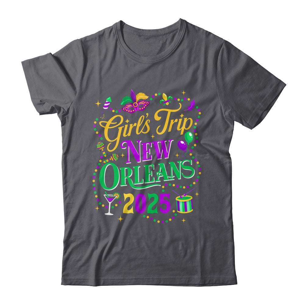 Mardi Gras Girls Trip 2025 Design New Orleans Matching Group Shirt & Tank Top | teecentury