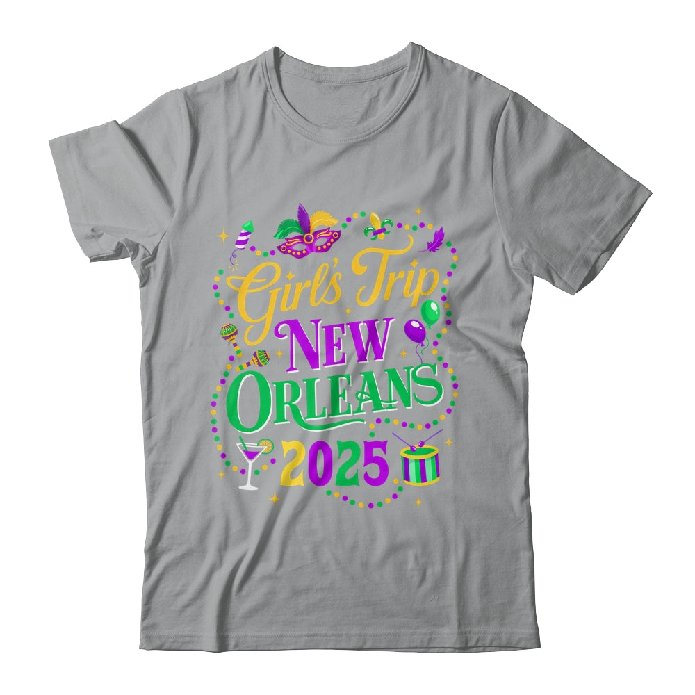 Mardi Gras Girls Trip 2025 Design New Orleans Matching Group Shirt & Tank Top | teecentury