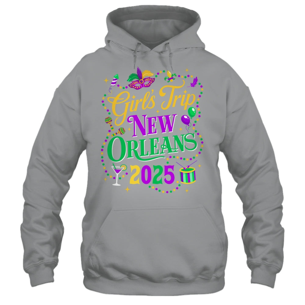 Mardi Gras Girls Trip 2025 Design New Orleans Matching Group Shirt & Tank Top | teecentury