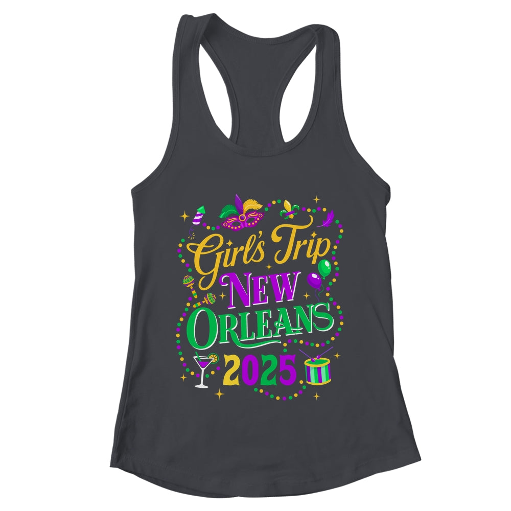 Mardi Gras Girls Trip 2025 Design New Orleans Matching Group Shirt & Tank Top | teecentury