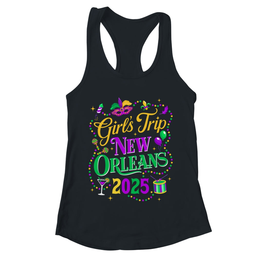 Mardi Gras Girls Trip 2025 Design New Orleans Matching Group Shirt & Tank Top | teecentury