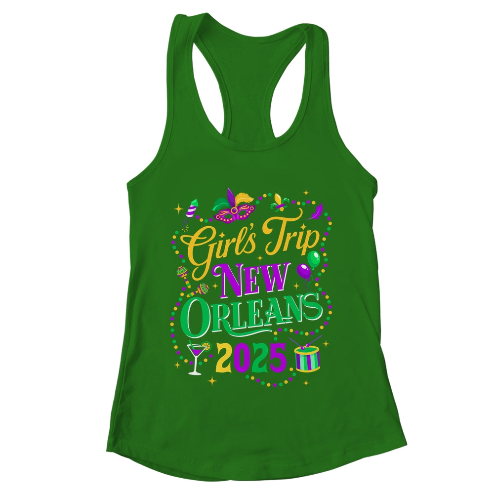 Mardi Gras Girls Trip 2025 Design New Orleans Matching Group Shirt & Tank Top | teecentury