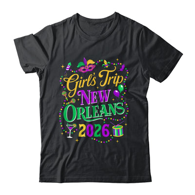 Mardi Gras Girls Trip 2026 Design New Orleans Matching Group Shirt & Hoodie | teecentury