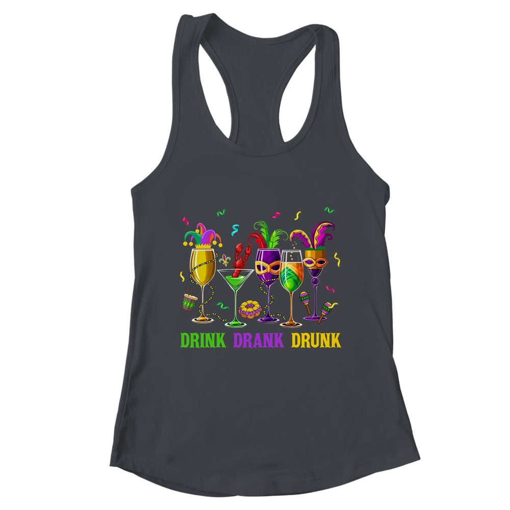 Mardi Gras Glass Of Wine Drinking Team Wine Festival Parade Shirt & Tank Top | teecentury