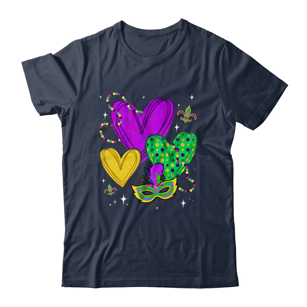 Mardi Gras Hearts Cute Outfit Party Carnival For Women Girls Shirt & Tank Top | teecentury