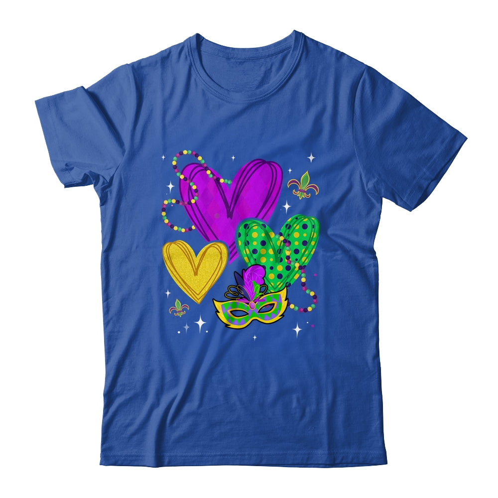 Mardi Gras Hearts Cute Outfit Party Carnival For Women Girls Shirt & Tank Top | teecentury