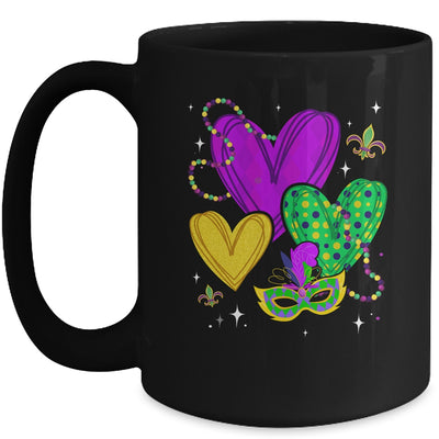 Mardi Gras Hearts Cute Outfit Party Carnival For Women Girls Mug | teecentury