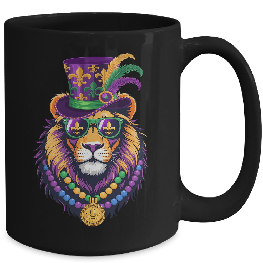 Mardi Gras Lion Costume Men Women Mardi Gras Mug | teecentury
