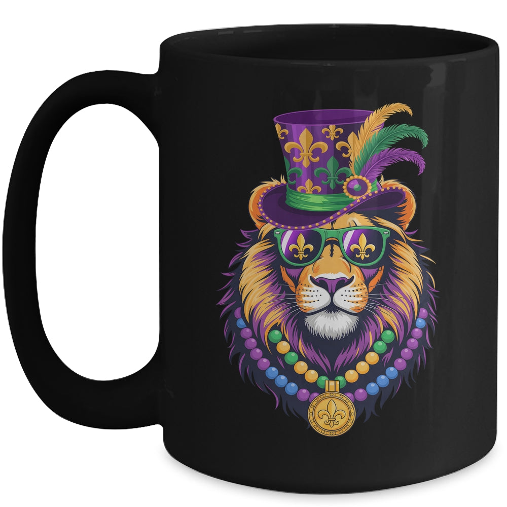 Mardi Gras Lion Costume Men Women Mardi Gras Mug | teecentury