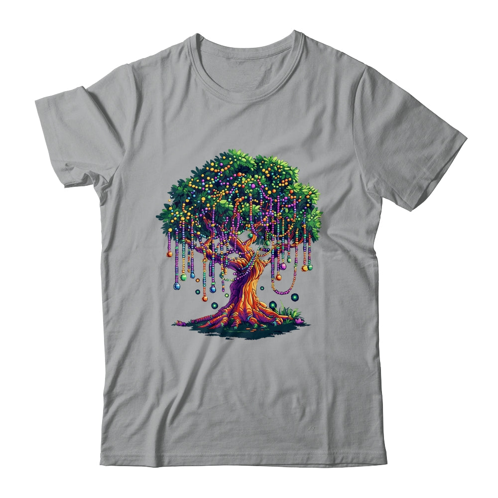 Mardi Gras Tree Beads Costume 2025 Carnival Men Women Kids Shirt & Hoodie | teecentury