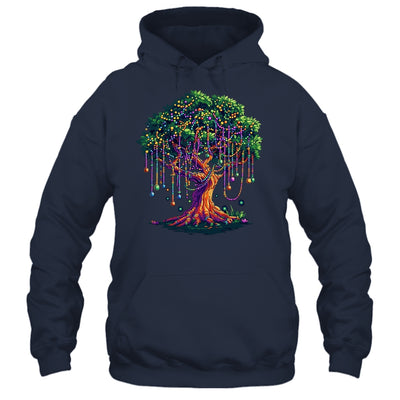 Mardi Gras Tree Beads Costume 2025 Carnival Men Women Kids Shirt & Hoodie | teecentury